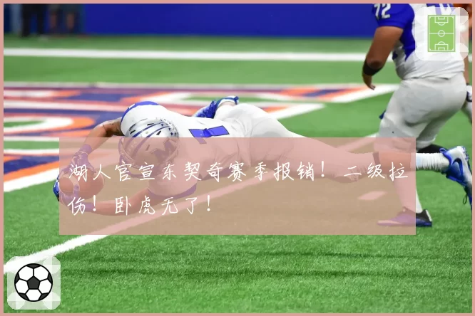 湖人官宣东契奇赛季报销！二级拉伤！卧虎无了！